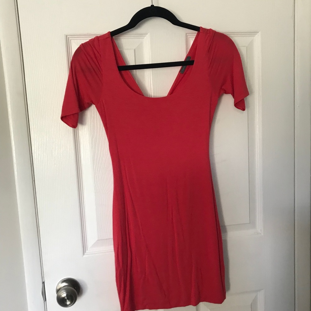 CLEANOUT - Soft T-Shirt Dress with Back Detail - Picture 2 of 3